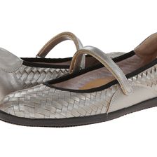 Sesto Meucci Hanty Pewter Mokes Met/Black Elastic