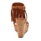 Incaltaminte Femei Fergalicious Vinni Wedge Sandal Cognac