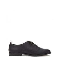 Incaltaminte Femei Forever21 Faux Leather Oxfords Black