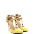 Incaltaminte Femei CheapChic To The T Pointy Heels Chartreuse