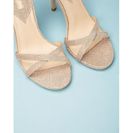 Incaltaminte Femei Forever21 Glittered Ankle-Strap Stiletto Sandals Champagne