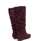 Incaltaminte Femei CheapChic Ditch Day Faux Suede Boots Vino
