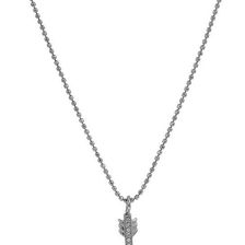 Michael Kors Pave Silver Tone Arrow Pendant Neckalce MKJ3949040 N/A