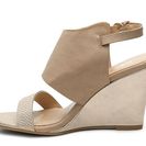 Incaltaminte Femei CL By Laundry Baja Wedge Sandal Gold MetallicTan