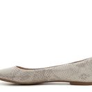 Incaltaminte Femei Mix No 6 Danzey Metallic Reptile Ballet Flat Silver