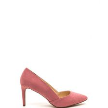 Incaltaminte Femei CheapChic Point Blank Faux Suede Pumps Blush