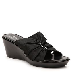 Incaltaminte Femei Italian Shoemakers Nicolet Wedge Sandal Black