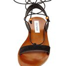 Incaltaminte Femei Steve Madden Rennyy Beaded Sandal BLACK SUED