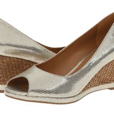 Naturalizer Narlene Natural/Gold Linen Fabric 2