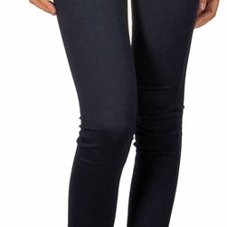 Blugi skinny bleumarin cu nasturi la vedere 1413D