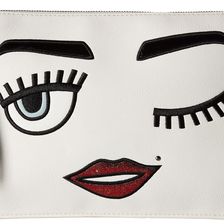 CARLOS by Carlos Santana Novelty Large Clutch Bone