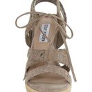 Incaltaminte Femei Steve Madden Benett Espadrille Platform Wedge Sandal Women TAUPE SUEDE