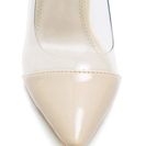 Incaltaminte Femei CheapChic Clear The Way Pointy Pumps Nude