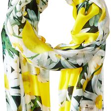 Kate Spade New York Oops A Daisy Oblong Scarf Lemon Yellow