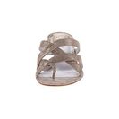 Incaltaminte Femei Johnston Murphy Katy Thong Champagne Metallic Print Suede