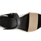 Incaltaminte Femei Charles David Camp Wedge Sandal BlackWhite