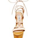 Incaltaminte Femei Steve Madden Sun-Set Wedge Sandal NUDE LEA