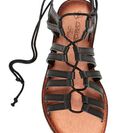 Incaltaminte Femei Elegant Footwear Lupitaa Strappy Lace-Up Sandal BLACK