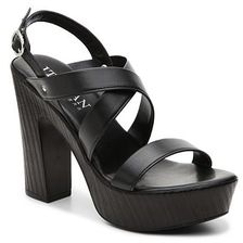 Incaltaminte Femei Italian Shoemakers Wooden Platform Sandal Black