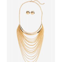 Bijuterii Femei CheapChic Tessa Layered Chain Necklace Met Gold