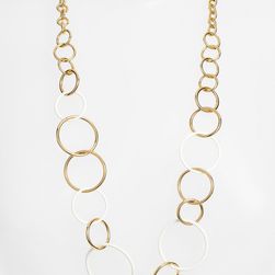 Kate Spade New York 'Chain Of Events' Link Necklace WHITE MULTI