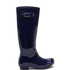 Incaltaminte Femei CheapChic Dry Land Pvc Rain Boots Navy