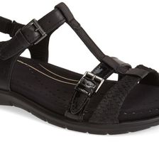 ECCO Babette T-Strap Sandal BLACK
