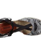 Incaltaminte Femei Missoni Ribbon Wedge Espadrille NeroBianco