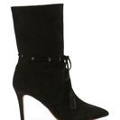 Incaltaminte Femei French Connection Black Rowdy Pointed Toe High Heel Booties Black