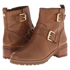 Incaltaminte Femei Michael Kors Gretchen Bootie Dark Caramel Distressed Vachetta
