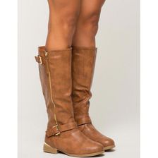 Incaltaminte Femei CheapChic Night Ride Boot Cognac