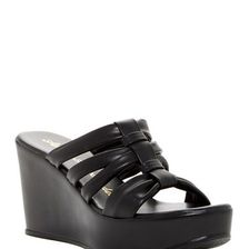 Incaltaminte Femei Athena Alexander Alma Wedge Sandal BLACK