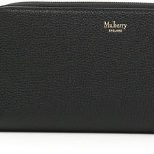 Mulberry 8 Cc Zip Around Wallet BLACK