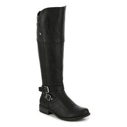 Incaltaminte Femei G by GUESS Heylow Wide Calf Riding Boot Black