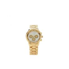 Bijuterii Femei Forever21 Rhinestone Chronograph Watch Goldsilver