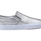 Incaltaminte Femei Vans Classic Slip-Ontrade (Foil Metallic) SilverTrue White