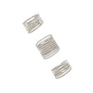Bijuterii Femei Forever21 Stacked Classic Ring Set Silverclear