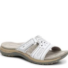 Incaltaminte Femei Earth Origins Sizzle Flat Sandal White