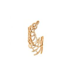 Bijuterii Femei Forever21 Leaf Cutout Cocktail Ring Gold