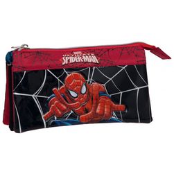 Penar negru, cu 3 compartimente, Spiderman