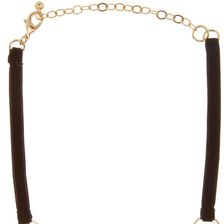 Free Press 7 Open Ring Choker BLACK-GOLD