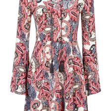 Rochie cu mâneci trompetă 