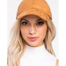 Accesorii Femei CheapChic Micro Suede Baseball Cap Cognac