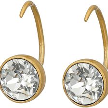 Marc Jacobs Sparkle Small Crystal Hook Earrings Crystal/Antique Gold