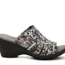 Incaltaminte Femei Bernie Mev Kent Printed Wedge Sandal BeigeNavyWhite