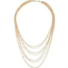 Bijuterii Femei Forever21 Layered Chain Necklace Gold