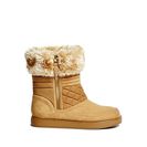 Incaltaminte Femei GUESS Alona Faux-Fur Trimmed Boots brown multi fabric