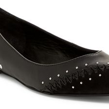 Rebecca Minkoff Fiama Studded Flat BLACK