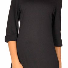 Rochie de ocazie neagra cu pene 2569N