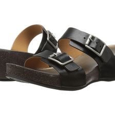 Naturalizer Oxygen Black Leather/Cork Bottom